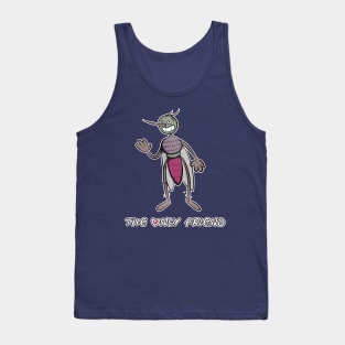 The Only Friend Mosquito. Funny vintage comic insect. Tank Top